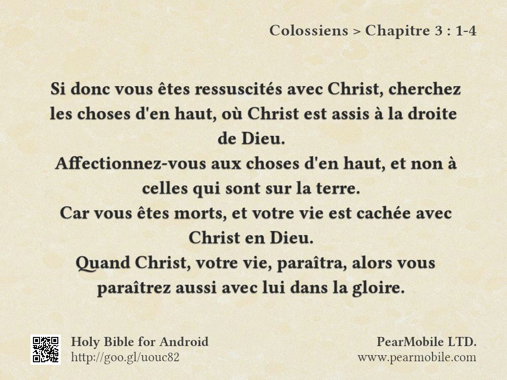 Colossiens, Chapitre 3:1-4